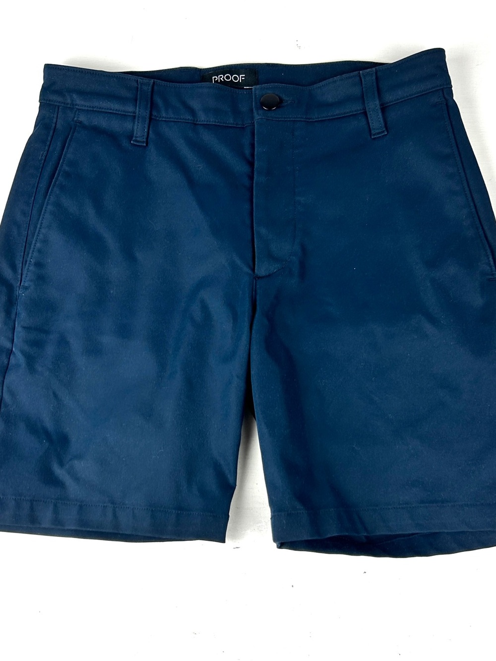 Proof Shorts Mens 29 Navy Blue Chino Performance 7" Tech Travel Huckberry